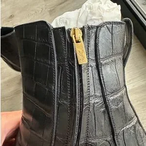 YSL Alligator Boots Authentic Exotic Leather Size 41 Yves Saint Laurent | Shoes | Ysl Alligator Boots Authentic  main image 4